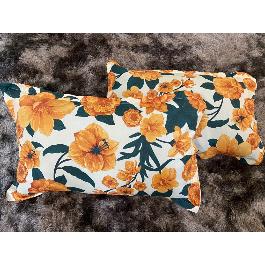 Vỏ gối nằm poly cotton nhập khẩu kích thước 45x65cm không khóa kéo