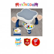 Đồ Chơi Giáo Dục PEEK A BOO Bàn Học Kèm Ghế Cho Bé Size Vừa H602-B