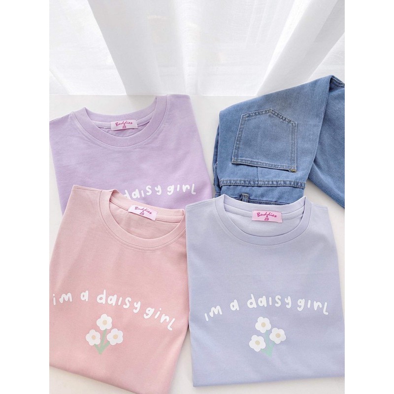 Áo in hình I'm daisy girl