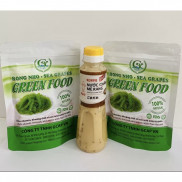 Rong nho tách nước Green Food gói 100gr - Giòn ngon - tươi xanh không tanh