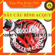  Dây câu bình Acquy ô tô cao cấp, khởi động acquy xe hơi 2000A*4 mét