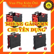 Thùng đựng đồ gấp gọn vali kéo đa năng - Dùng trên ô tô, đi siêu thị, di chuyển đồ nặng