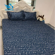 Bộ ga giường và vỏ gối cotton Hàn Quốc, bộ ga gối cotton cao cấp bo chun đủ size đệm 1m2 1m4 1m6 1m8 2m2 đẹp
