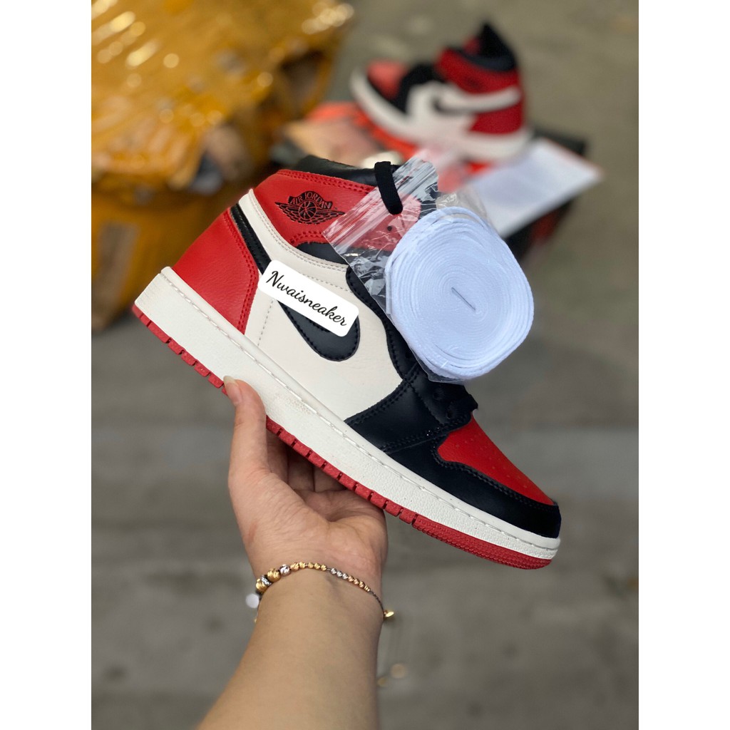 (Full Box) Giày JD Đỏ Đen Cao