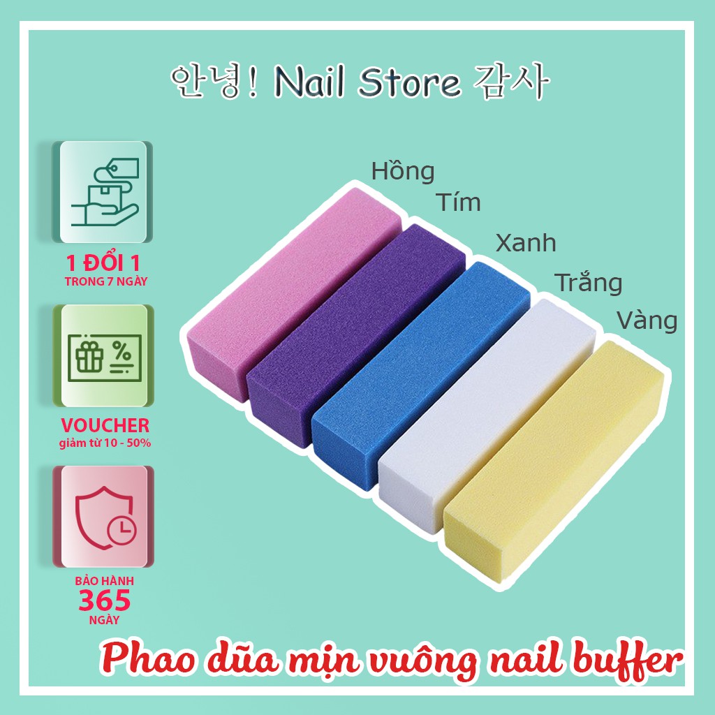 Phao dũa mịn xanh đánh nhám mịn chuyên dụng cho dân làm móng