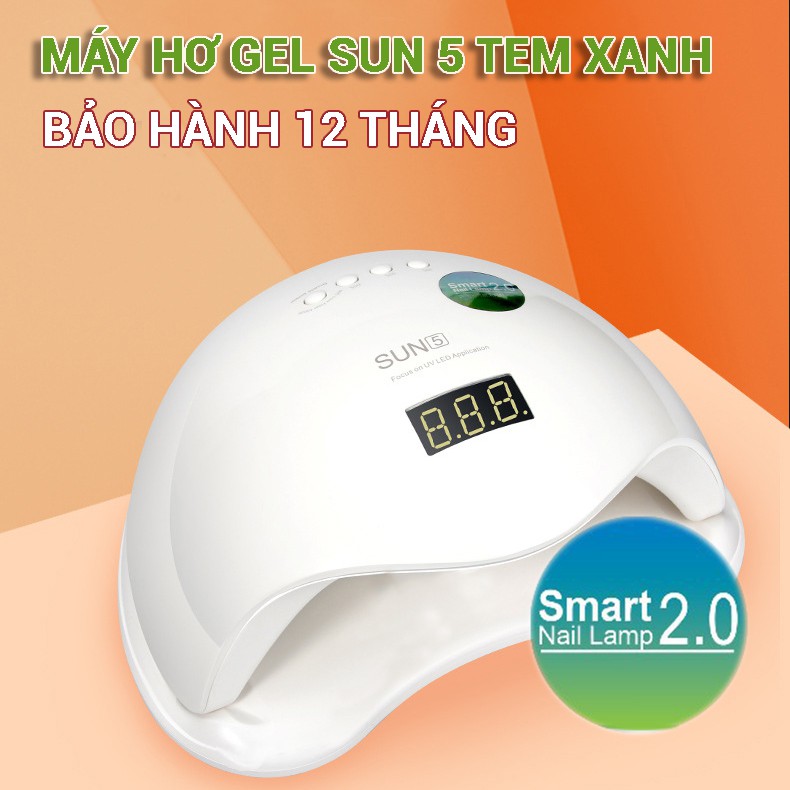 Máy hơ gel SUN 5 tem xanh 24 BÓNG LED 48W