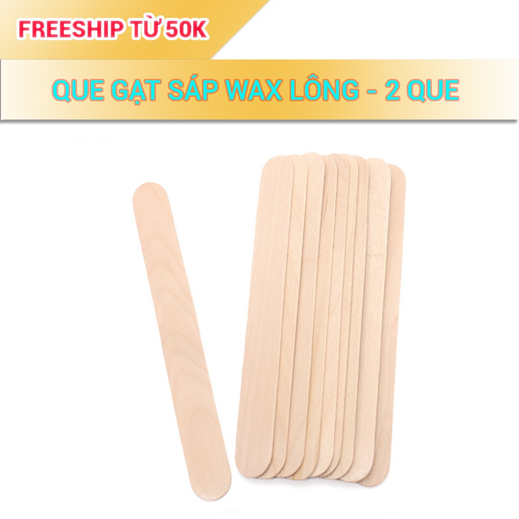 Que gạt wax lông chuyên dụng tẩy lông cơ thể ( gồm 2 que )