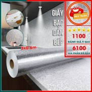 Cuộn giấy bạc dán bếp cách nhiệt chống thấm bền đẹp 3m