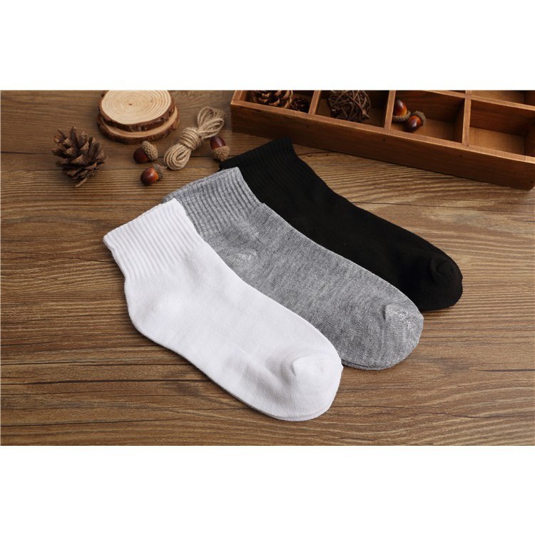 Combo 2 đôi tất nam cổ cao sợi thực vật kháng khuẩn chống mùi hôi (Giao màu ngẫu nhiên)