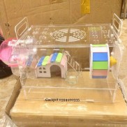  Chuồng hamster - Lồng hamster mica 30 x 20 x 20 cm