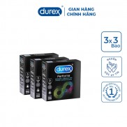 Bộ 3 hộp bao cao su Durex Performa 3 bao/hộp