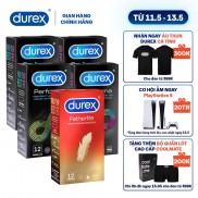 Bộ 4 hộp bao cao su Durex Performa và Durex Fetherlite (12 bao/hộp)