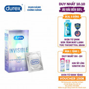 Bao cao su Durex Extra Thin Extra Lubricated 10 bao