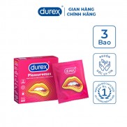 Bao cao su Durex Pleasuremax 3 bao