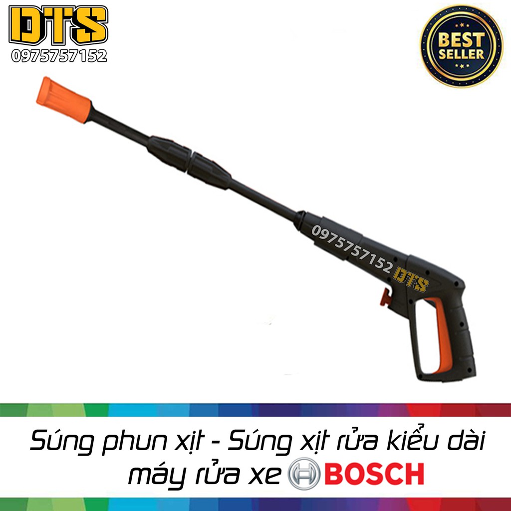 Súng xịt rửa cao áp kiểu dài cho máy rửa xe Bosch, Bosch AQT