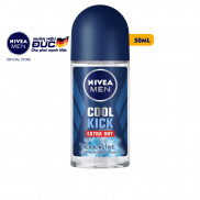Lăn ngăn mùi Nivea Men mát lạnh Cool Kick 50ml - 82886
