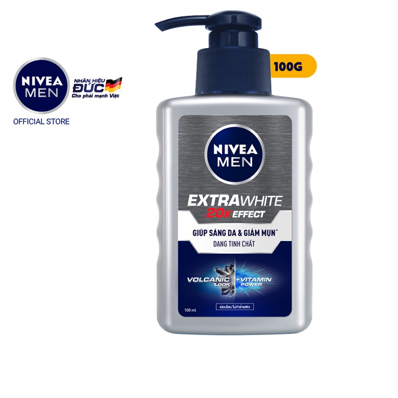 Sữa rửa mặt Nivea Men giúp sáng da vượt trội 100ml - 83956