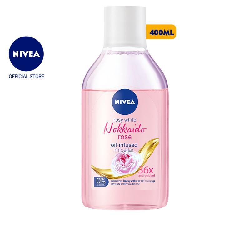 Nước tẩy trang Nivea Radiance Rose Oil-infused (400ml) - 86550