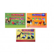 Sách - Combo Cắt Và Dán Hình 3D - Tập 1 (Tư Duy + Khéo Tay + Tưởng Tượng)