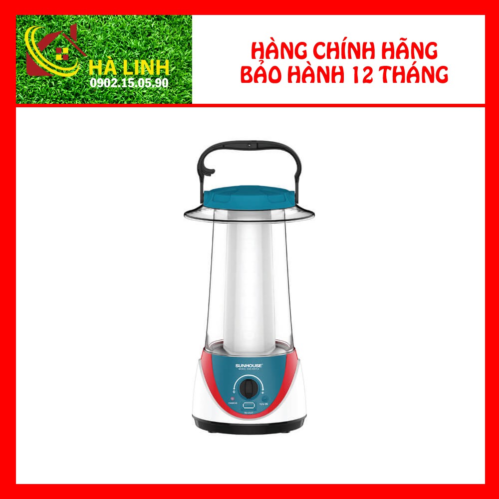 Đèn tích điện đa năng 360LED SUNHOUSE SHE-6037LA xanh - Hàng chính hãng, giá rẻ