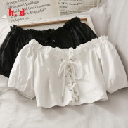 Áo croptop trễ vai oze HDA0321