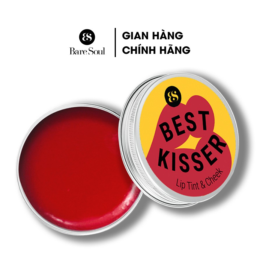 Son dưỡng có màu kiêm má hồng giúp làm hồng môi và má tự nhiên BareSoul Lip Tint & Cheek 10g
