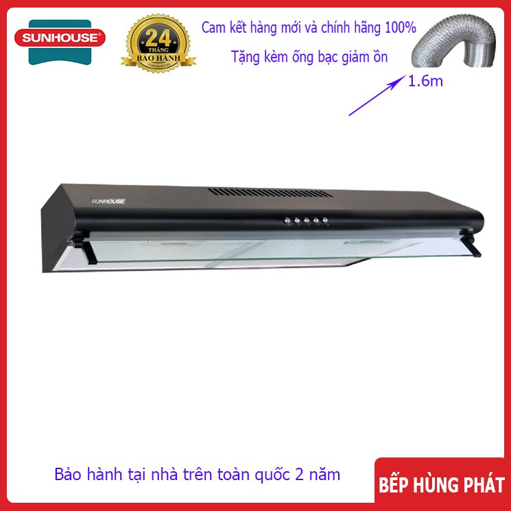 Máy hút mùi Sunhouse SHB 6119B