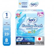  Băng vệ sinh Sofy Cooling Fresh siêu mỏng cánh 23cm gói 8 miếng