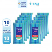 Combo 10 gói khăn ướt chăm sóc gia đình Fressi Care All 10 miếng/gói