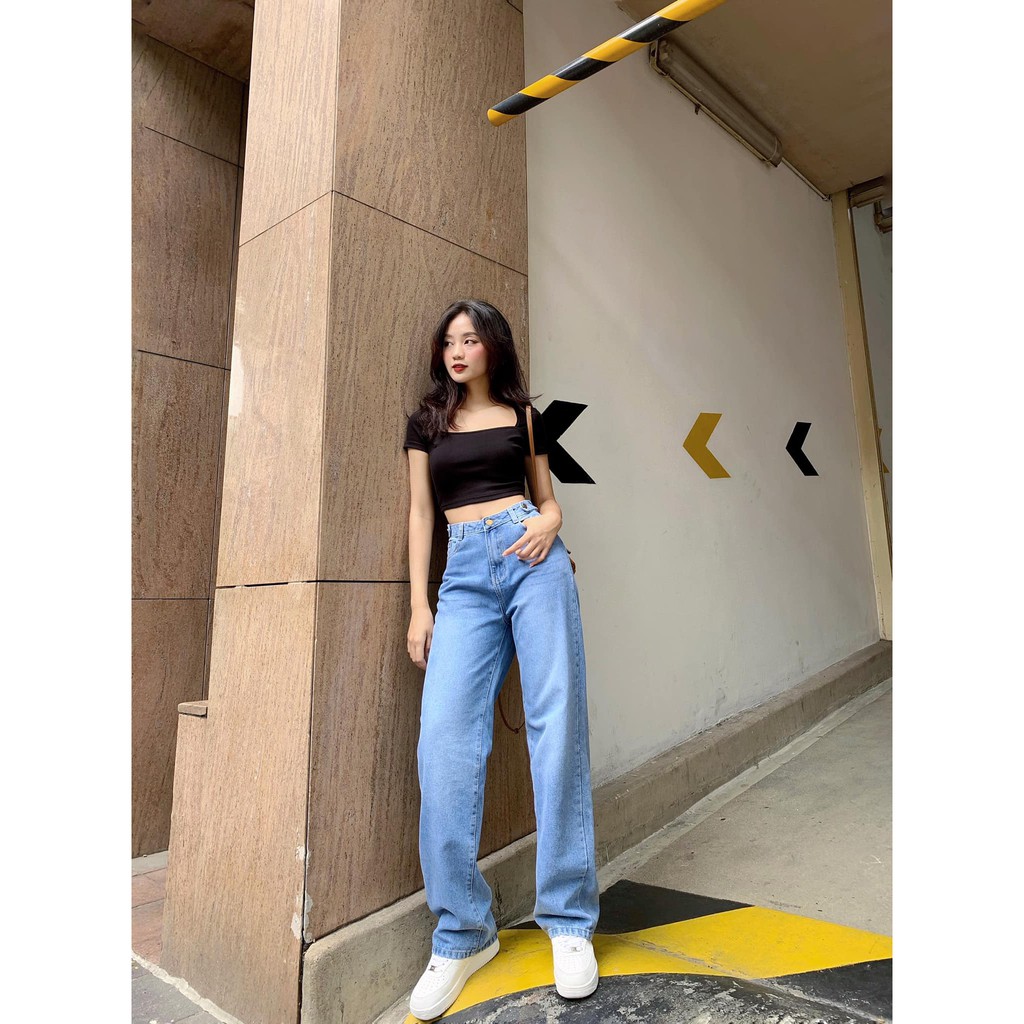 QUẦN JEANS ỐNG SUÔNG - OCEAN JEANS