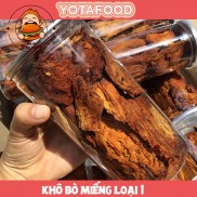 Khô bò miếng loại 1 siêu ngon ( Thơm ngon - đậm vị ) | hủ pet 300gr | Yotafood