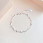 Lắc Tay Bạc Blue Peach Trái Tim LT148