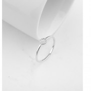 Nhẫn Bạc Blue Peach Floral Princess NT701