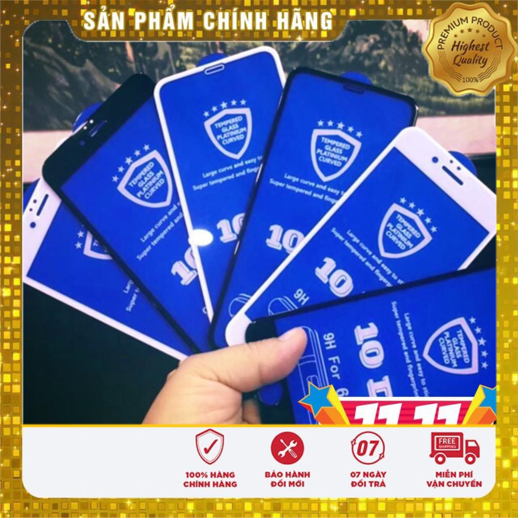 KÍNH CƯỜNG LỰC 10D TỐT TẤT CẢ CÁC DÒNG IPHONE