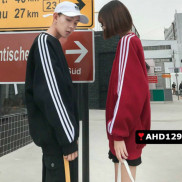 áo nỉ tròn 3 sọc không nón