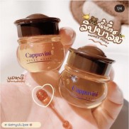 Hũ mặt nạ ngủ môi kiểm son dưỡng ong vàng Cappuvini Honey Moist Sena Beauty