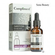 Serum Compliment 2% BHA giúp giảm mụn se lỗ chân lông kiềm dầu 27ml Senabeauty