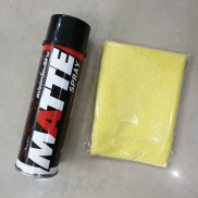 Dung dịch làm mới dàn áo nhựa nhám MATTE SPRAY 600ml + Tặng khăn