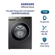 Miễn phí công lắp đặt_Máy giặt Samsung AI Inverter 9Kg WW90T634DLN/SV