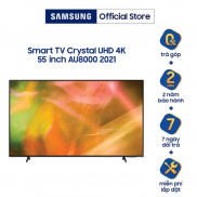 [Nhập ELSAMHOT giảm 5%] Smart Tivi Samsung Crystal UHD 4K 55 inch UA55AU8000KXXV - Miễn Phí Lắp Đặt