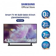 [Lưu SAM5 - 500K và ELSS1TR - 5%] Smart Tivi Samsung 43 Inch QLED 4K QA43Q60AAKXXV - Model 2021 - Miễn phí lắp đặt
