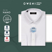Áo Sơ Mi Nam Công Sở OWEN Sơ Mi Trắng Trơn Chất Liệu Nano Cao Cấp Mát Mềm Mịn Chống Nhăn Hiệu Quả