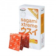 Bao cao su siêu mỏng Sagami Xtreme Super Thin, chất liệu cao su thiên nhiên siêu co dãn, siêu mỏng