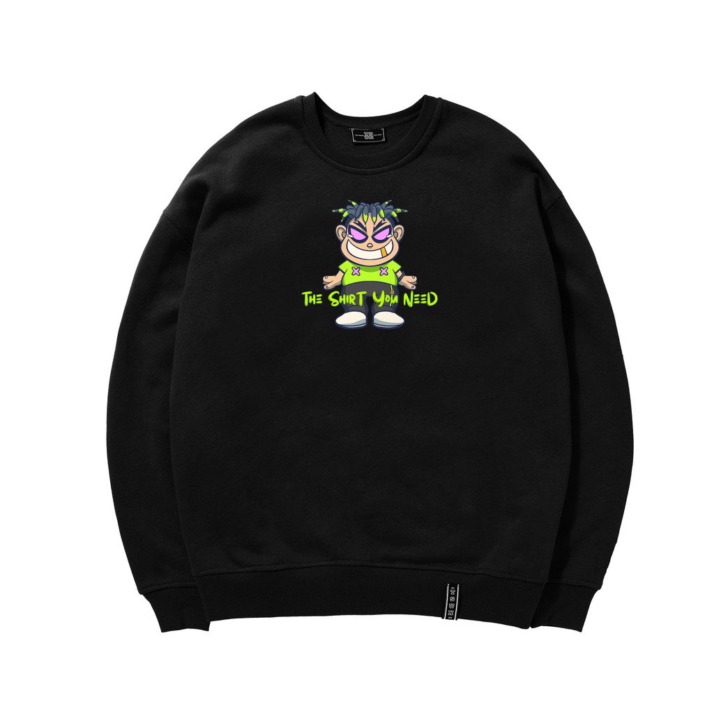Áo Sweater TSUN Mascot - Black - Unisex