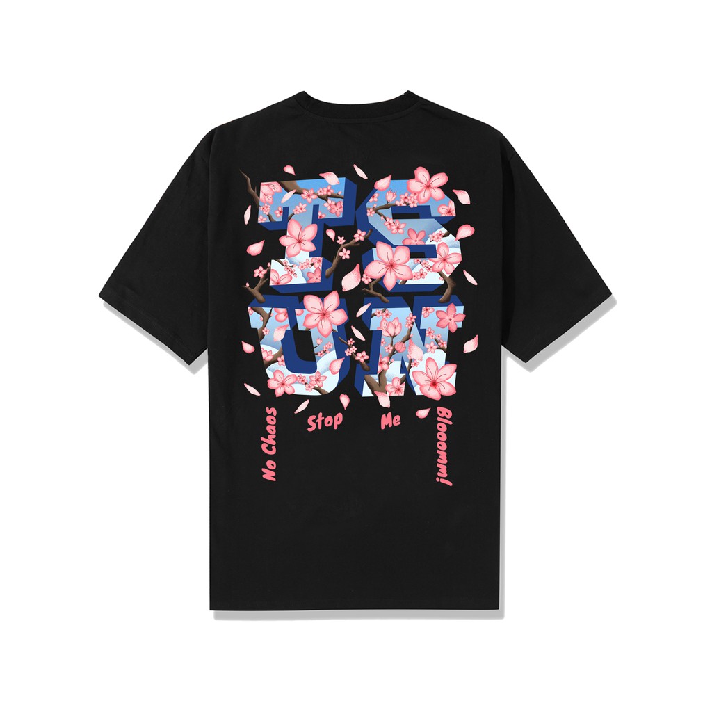 Áo thun TSUN Blossom Flower Tee - Black