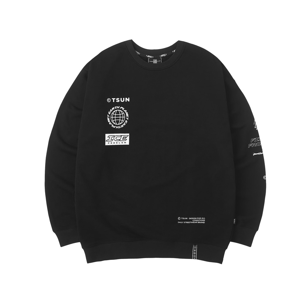 Sweater TSUN Hot & Cold - Black - unisex