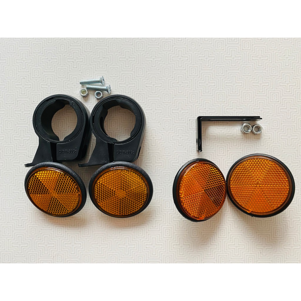 Combo 2 Mắt mèo phản quang trước sau full ốc pát lắp đặt dễ như Zin ko chế độ dùng cho mọi loại xe (có video)