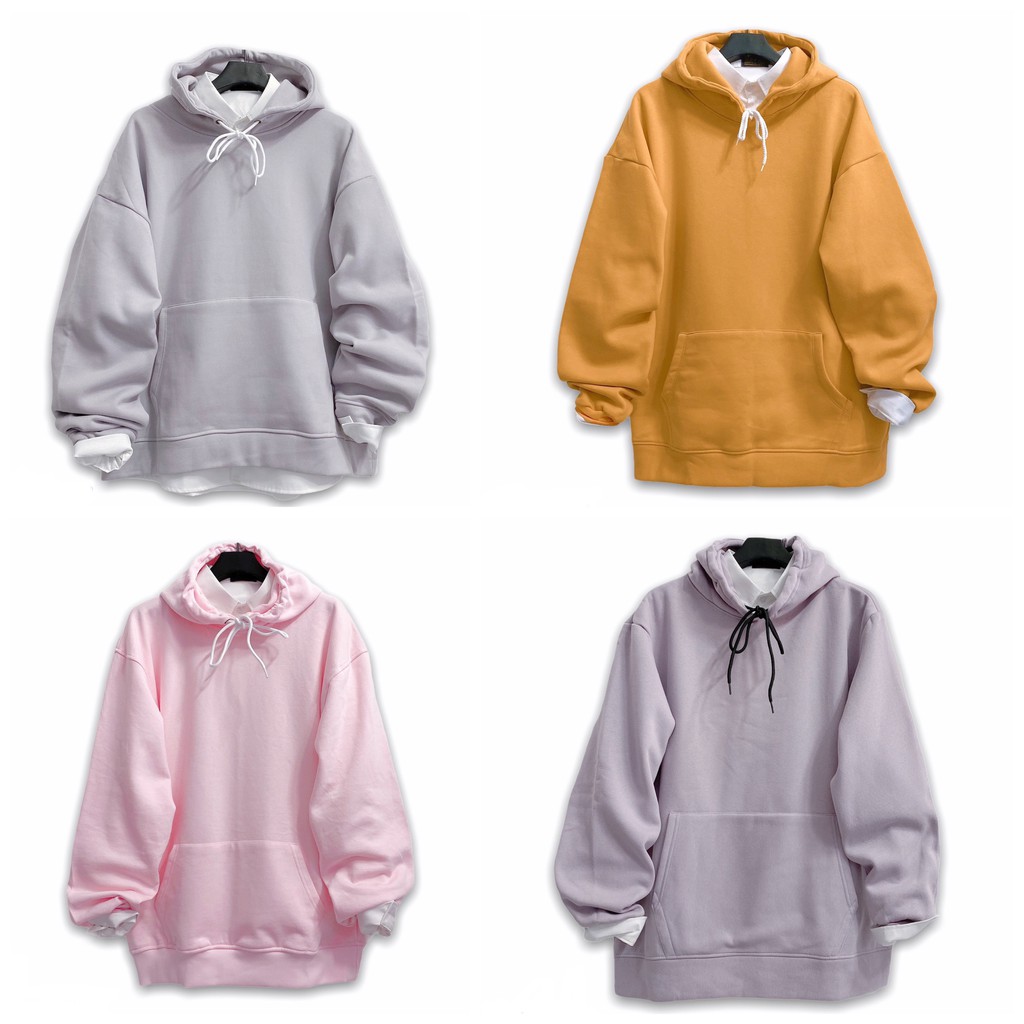 Áo hoodie trơn