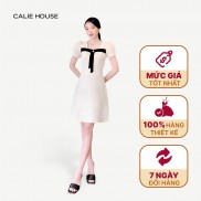 Váy cổ nơ tiểu thư thời trang nữ Calie House V280