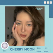 KÍNH ÁP TRÒNG CHERRY MOON GRAY (OLENS) | LENS XOẮN: LENS TRĂNG KHUYẾT XÁM